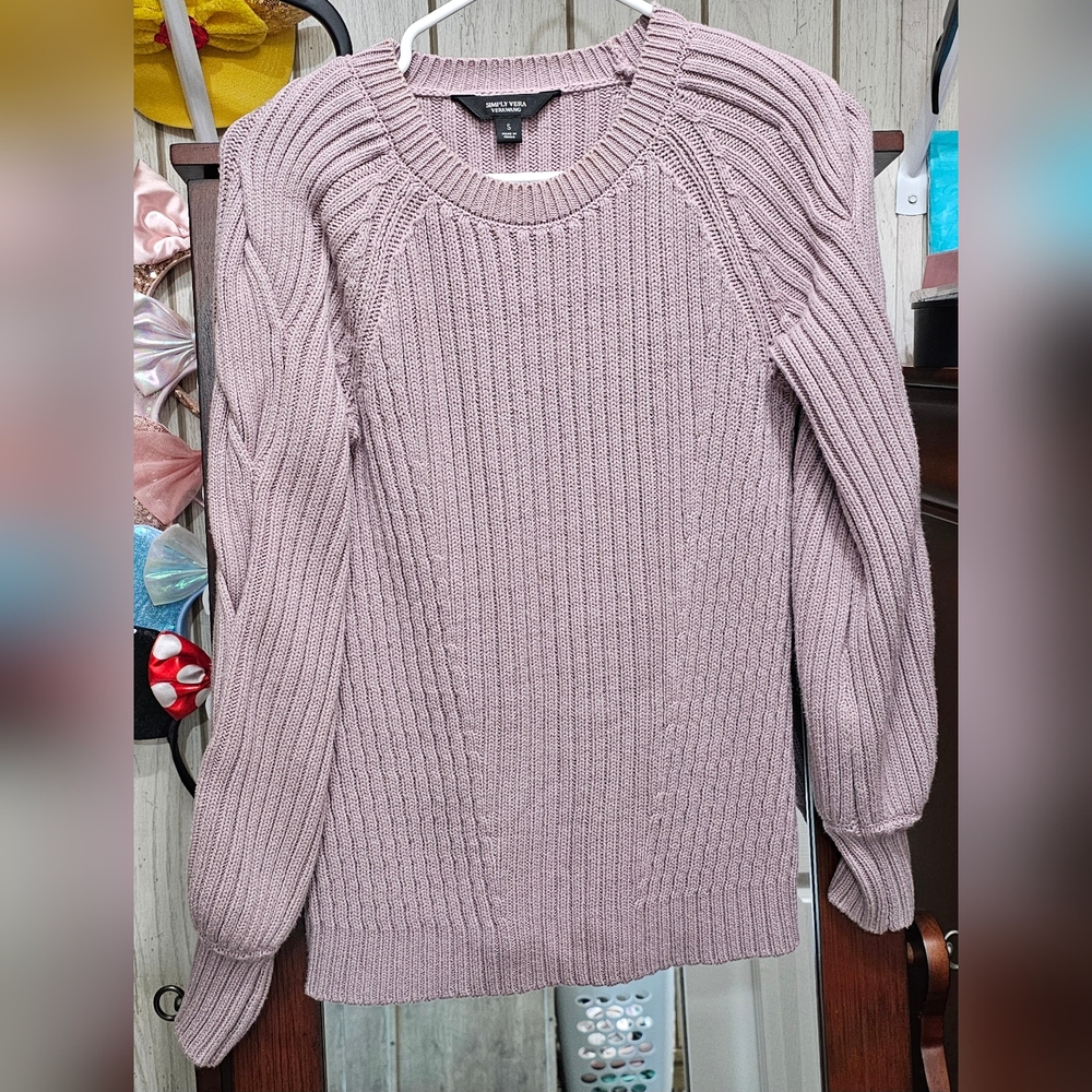 Simply Vera Verawang cable knit sweater